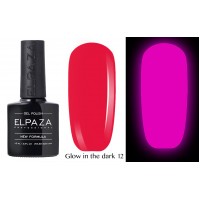 Гель-лак Elpaza Glow Neon Collection неоновая серия светится в темноте при ультрофиолете 12