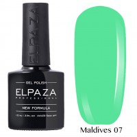 Гель-лак Elpaza Neon Collection неоновая серия 10мл MALDIVES 07 неоновые