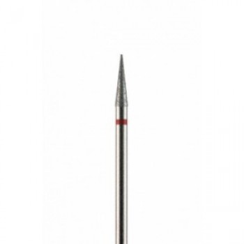 Фреза алмазная конусная заостренная красная мелкая зернистость 2,3 мм (023) ИГЛА