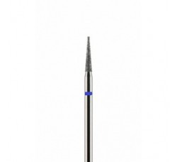 Фреза алмазная конусная заостренная синяя средняя зернистость 1,8 мм (018) ИГЛА