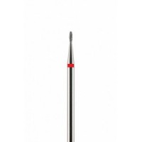 Фреза алмазная почковидная красная мелкая зернистость 1,2 мм (012) почка