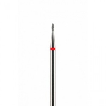 Фреза алмазная почковидная красная мелкая зернистость 1,2 мм (012) почка
