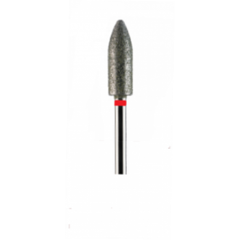 Фреза алмазная пуля красная мелкая зернистость диаметр 5,0 мм (050)