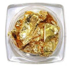 Сусальная фольга (поталь) золото в баночке