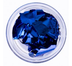  Сусальная фольга (поталь) синяя в баночке