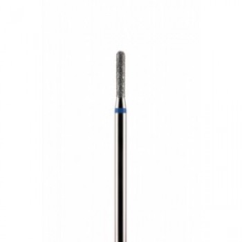 Фреза алмазная цилиндрическая полусферический конец синяя 1,8 мм (018)