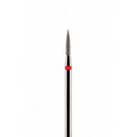Фреза алмазная цилиндрическая стрельчатый конец красная 1,6 мм (016)